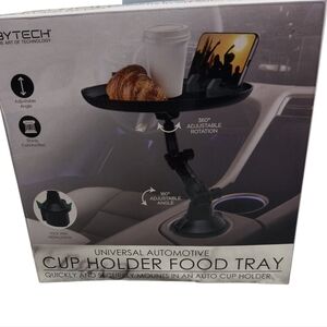 Universal Automotive Cup Holder Food Tray